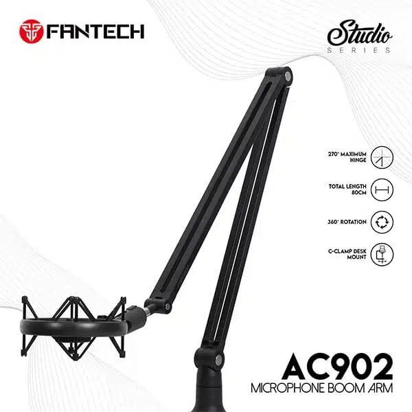 FANTECH AC902 ADJUSTABLE MICROPHONE STAND FANTECH AC902 ADJUSTABLE MICROPHONE STAND